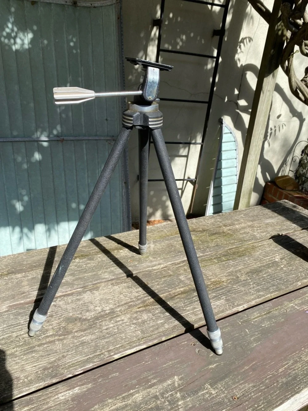 Vintage Star D Camera Tripod by Davidson Mfg. Co. – Heavy Duty Aluminum